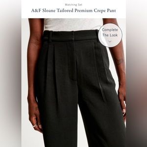 Abercrombie Sloane Tailored Premium Crepe Pant